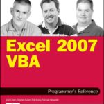 Excel 2007 VBA Programmer’s Reference