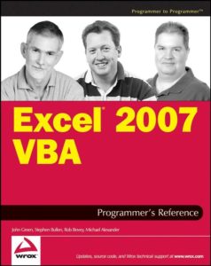 Sách Excel 2007 VBA Programmer’s Reference pdf