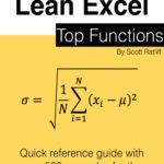 Lean Excel Top Functions Quick Reference Guide with 500 Examples