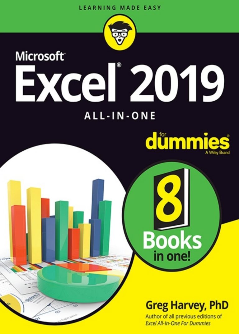 Microsoft Excel 2019 All in one for Dummies ( 8 books in one ) pdf