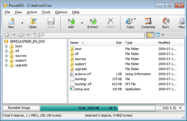 PowerISO 7.7 – Burning software, creating virtual discs - LeQuocThai.Com