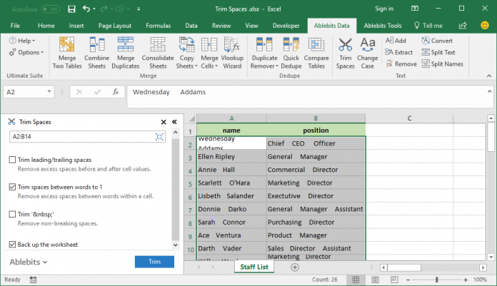 AbleBits Ultimate Suite for Excel Business Edition 2021.2.2704.1483 Full