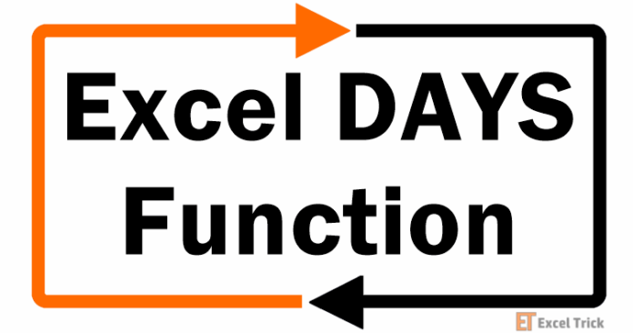 Hàm DAYS trong Excel – Cách Sử Dụng
