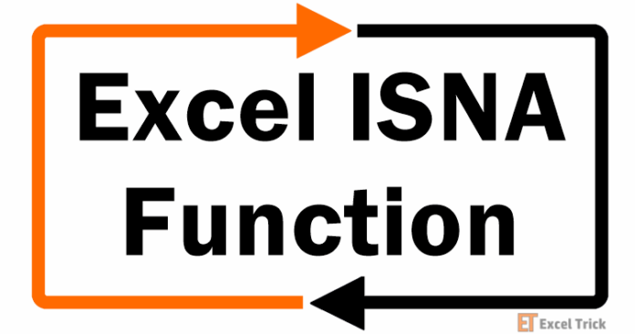 Hàm ISNA trong Excel – Cách sử dụng