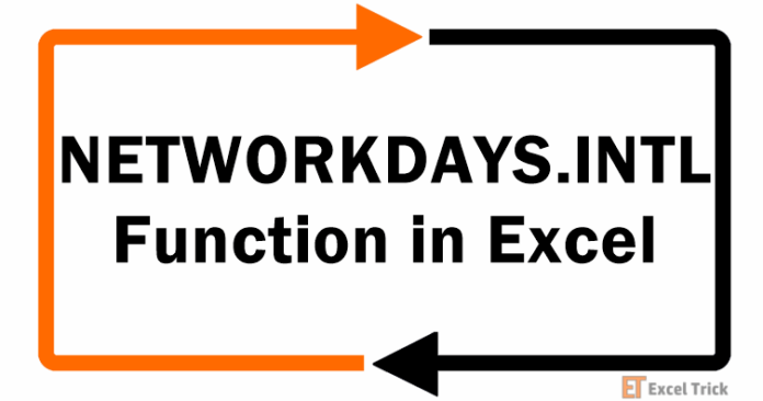 Hàm NETWORKDAYS.INTL trong Excel – Cách Sử Dụng