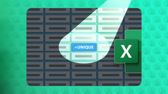 Hàm UNIQUE của Excel không thể loại bỏ cột — trừ khi bạn dùng mẹo này