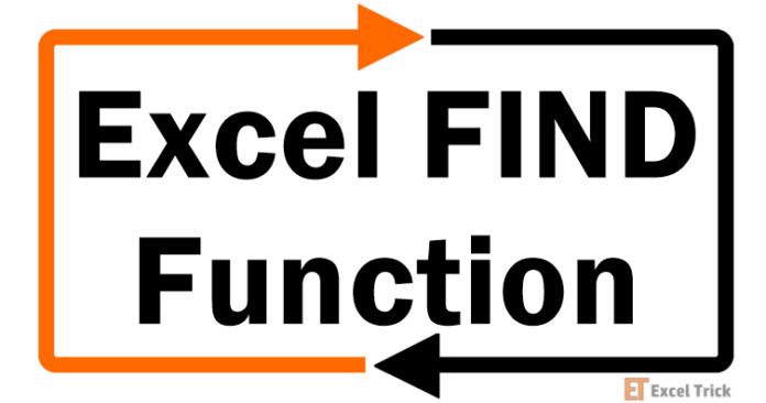 Hàm FIND trong Excel: Cách sử dụng