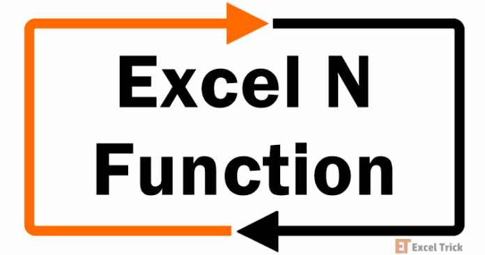 Hàm N trong Excel – Cách sử dụng