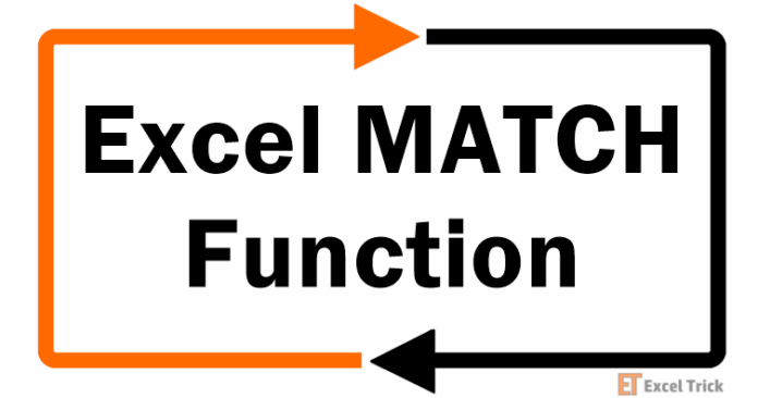 MATCH – Cách sử dụng trong Excel