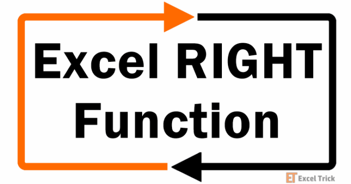 Hàm RIGHT trong Excel – Cách Sử Dụng
